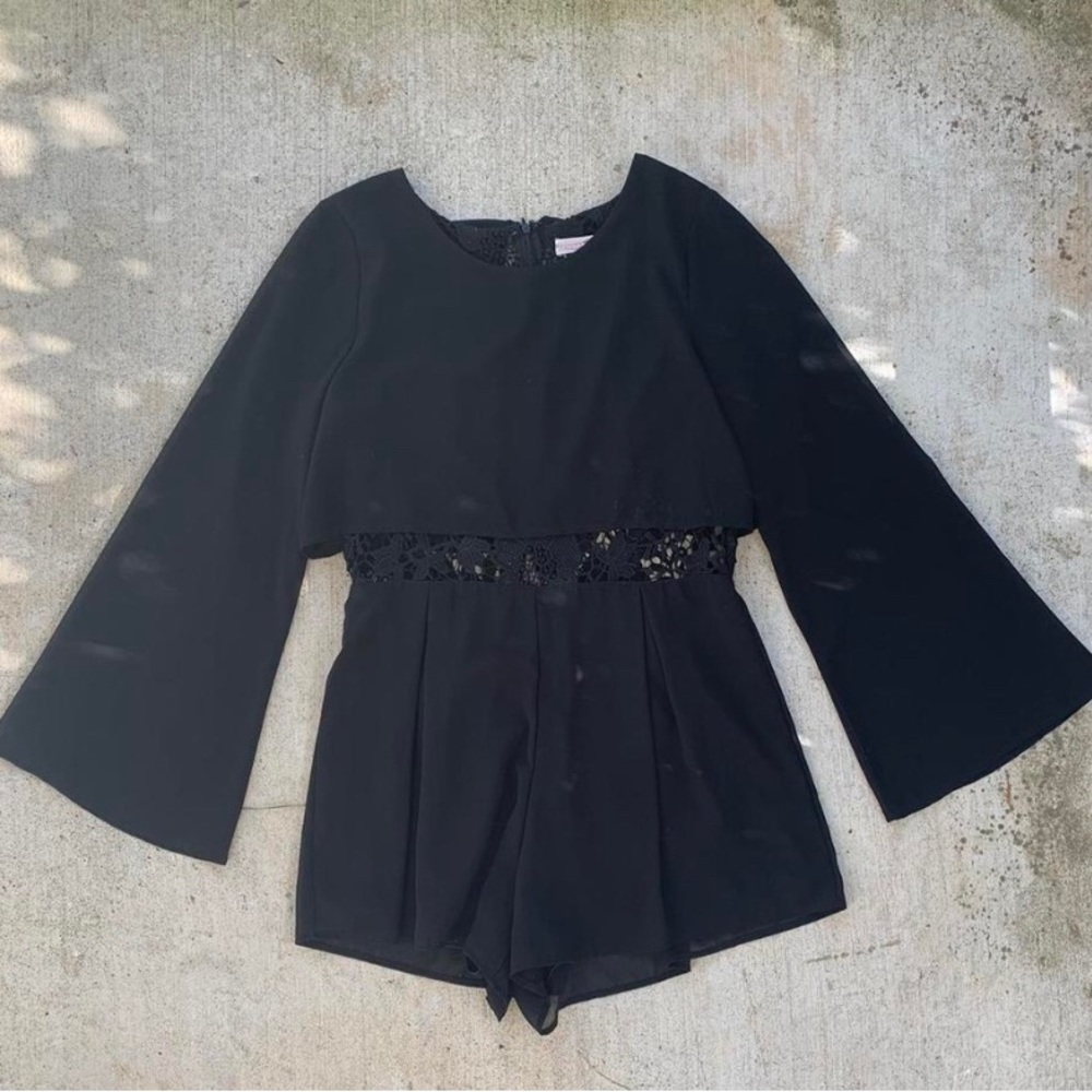 Black Lace Romper/Playsuit